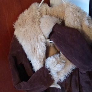 Suede coat